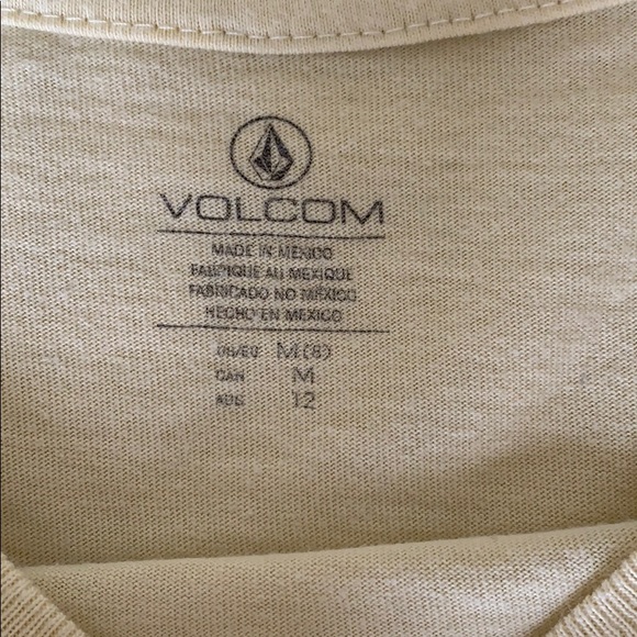 Yellow volcom crop top - Picture 2 of 2